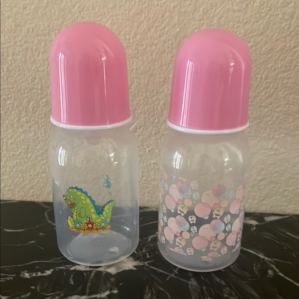 Pink Baby Bottles for Reborn Dolls New!